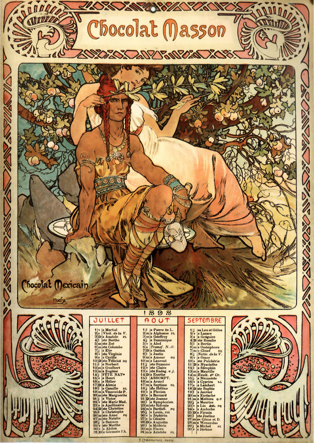 Chocolat Masson in Detail Alphonse Mucha